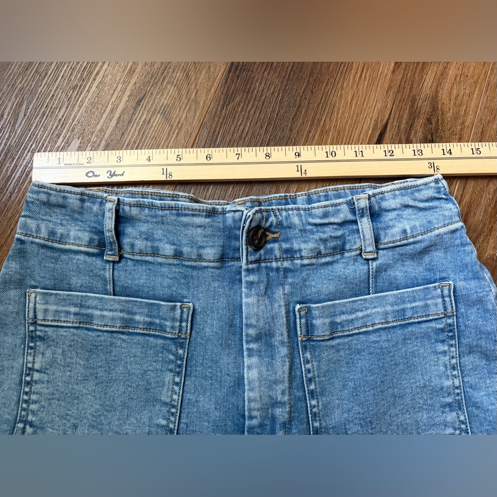 Bagatelle Jeans Womens Blue‎ Denim Wide-Leg High Waisted - Picture 9 of 12